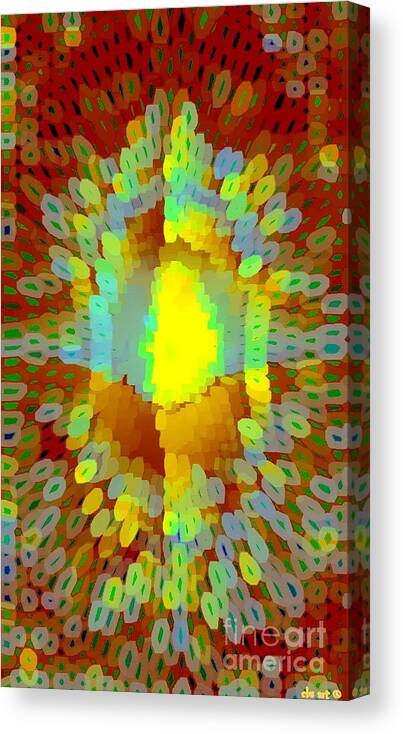 Jan1 Canvas Print featuring the painting Abstract  7 by Carole Spandau
