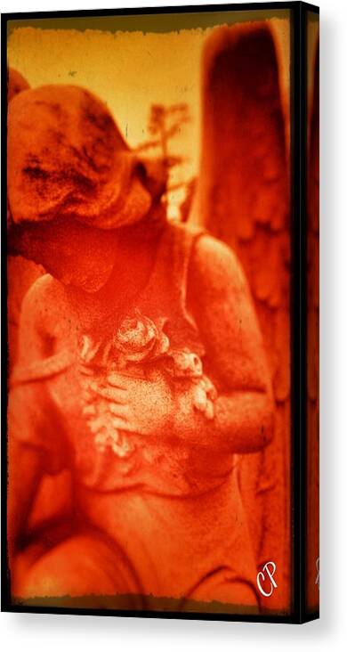 Spiritual Canvas Print featuring the photograph Amber Angel by Christine Paris