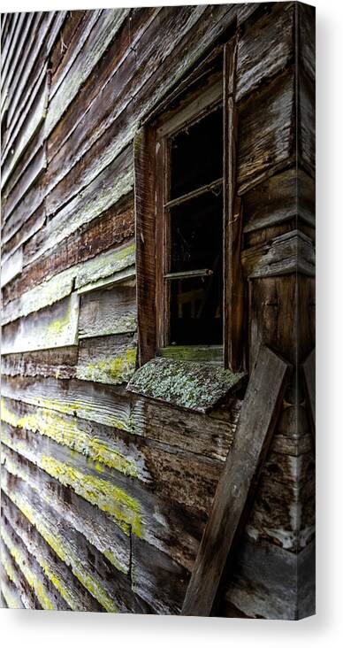 Windows Canvas Print featuring the photograph ECHOES of TIME by Karen Wiles