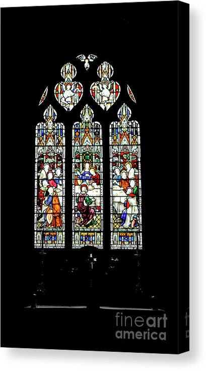 Church Canvas Print featuring the photograph Gods Window by Roger Lighterness