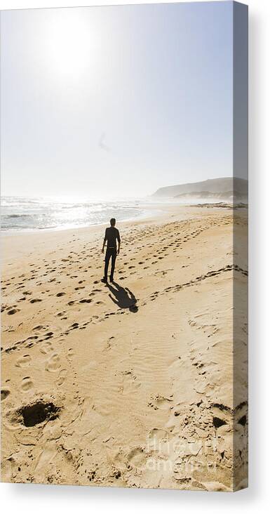 Landscape Canvas Print featuring the photograph Ocean journey by Jorgo Photography