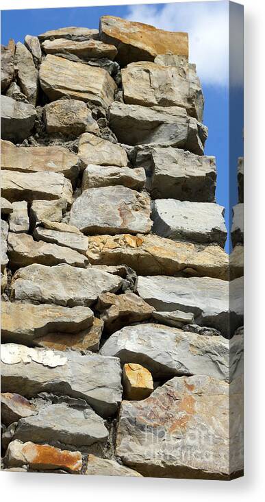 Stones Canvas Print featuring the photograph Stones heavenward by Eva-Maria Di Bella