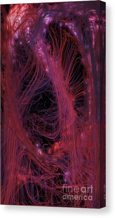 Synapsis By Reed Novotny Canvas Print featuring the digital art Synapsis by Reed Novotny