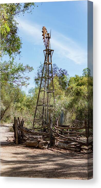Windmill Canvas Print featuring the photograph Windmill by Douglas Killourie