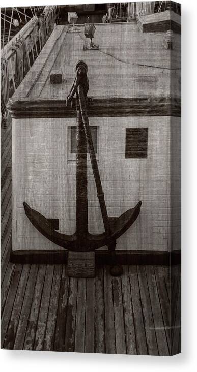 Anchor Canvas Print featuring the photograph Anchors Away by Cathy Anderson
