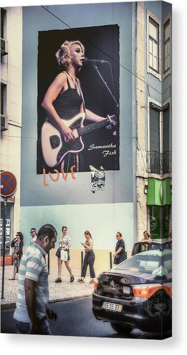 Samantha Fish Canvas Print featuring the photograph We All Love Samantha by Micah Offman
