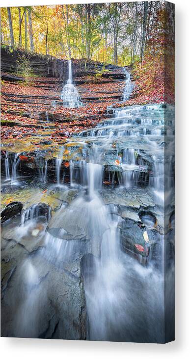 Fall Hollow Canvas Print featuring the photograph Fall Hollow In Autumn #1 by Jordan Hill