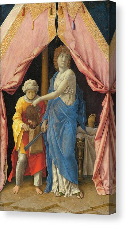 European Artists Canvas Print featuring the painting Judith with the Head of Holofernes #7 by Andrea Mantegna