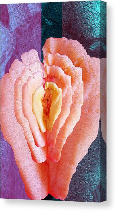 Ackee In Bloom Canvas Print featuring the digital art Ackee in Bloom 8 by Aldane Wynter
