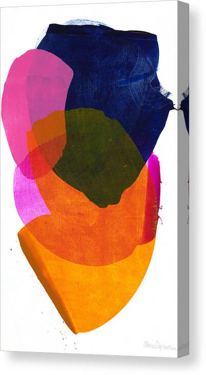 Abstract Canvas Print featuring the painting California 01 by Claire Desjardins