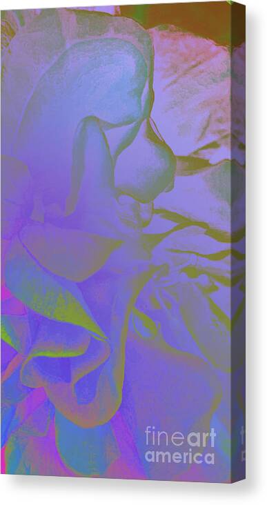 Pastels Soft Billowing Peaceful Canvas Print featuring the digital art Softening Aura by Glenn Hernandez
