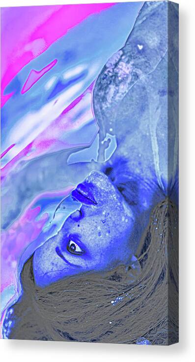 Blacklight Canvas Print featuring the photograph Waves of color by Jose Pagan