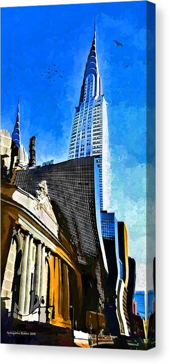 Grand Central Canvas Print featuring the photograph Grand Central #2 by Aleksander Rotner