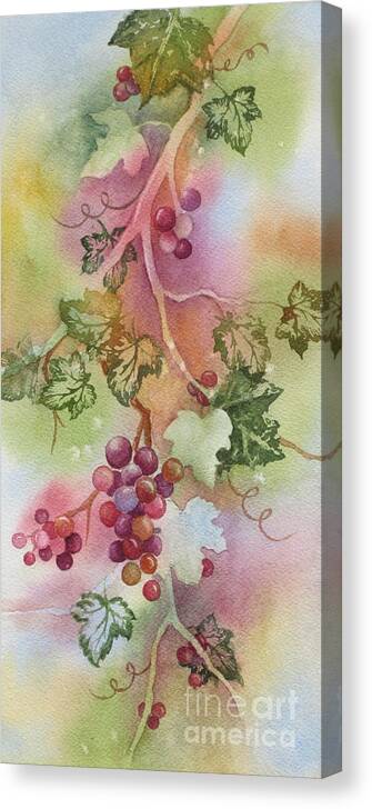 Grapevine Canvas Print featuring the painting Grapevine by Deborah Ronglien
