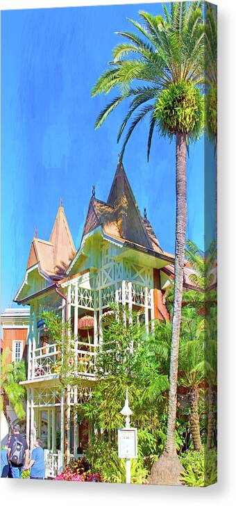 Magic Kingdom Canvas Print featuring the photograph A Day in Adventureland by Mark Andrew Thomas