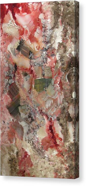 Abstract Canvas Print featuring the painting Chosen Structures by Dennis Ellman