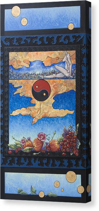 Karma Canvas Print featuring the painting The Dream by Judy Henninger