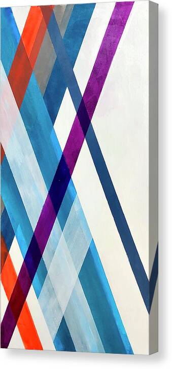 Argyle Canvas Print featuring the painting Layers in argyle by Eric Fischer
