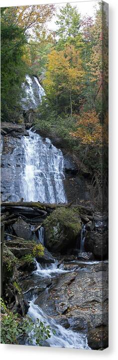 Chatahoochee Canvas Print featuring the photograph Horse Trough Falls #1 by Gregory Scott