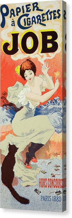 Advert Canvas Print featuring the drawing Reproduction Of A Poster Advertising by Georges Meunier