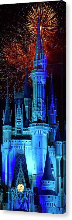 Magic Kingdom Canvas Print featuring the photograph The Magic of Disney by Mark Andrew Thomas