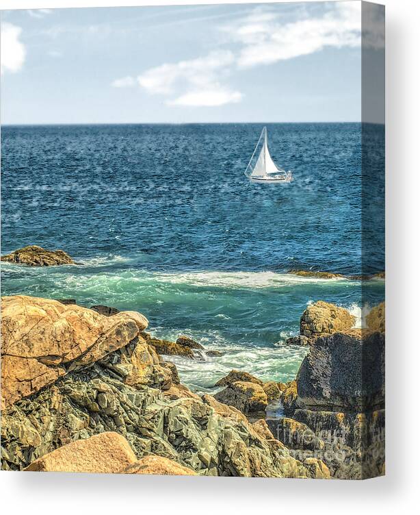 Sailing Canvas Print featuring the photograph Sailing #1 by Raymond Earley