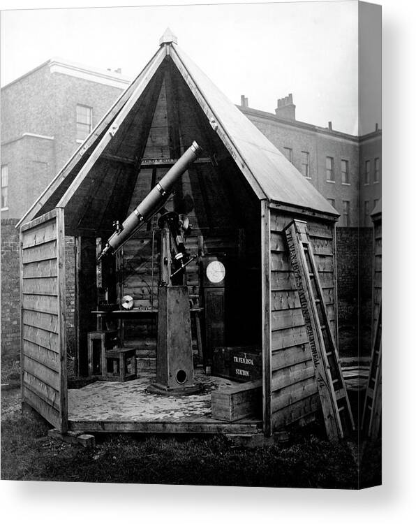 Station B Canvas Print featuring the photograph 1874 Transit Of Venus Observing Station by Royal Astronomical Society