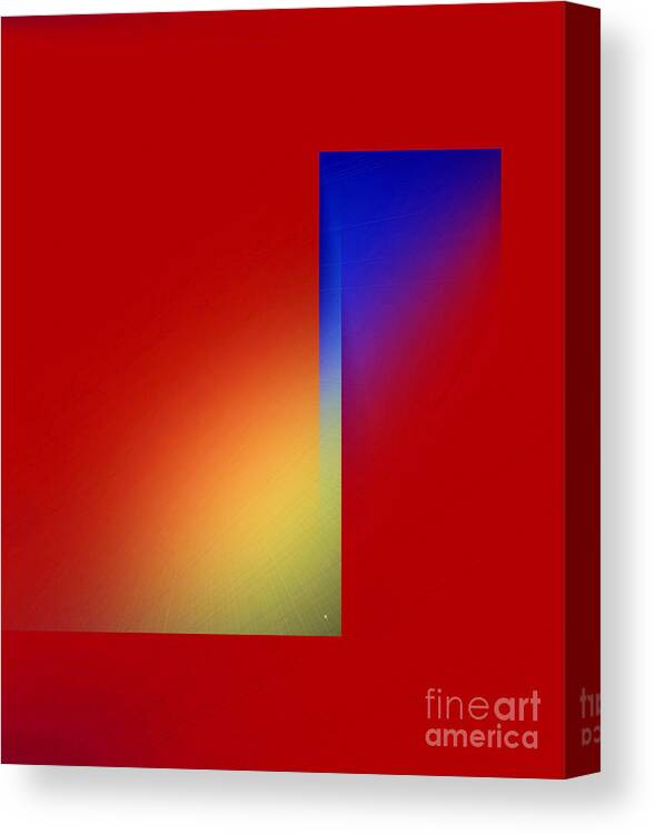Abstract Canvas Print featuring the digital art Abstract 200-2014 by John Krakora