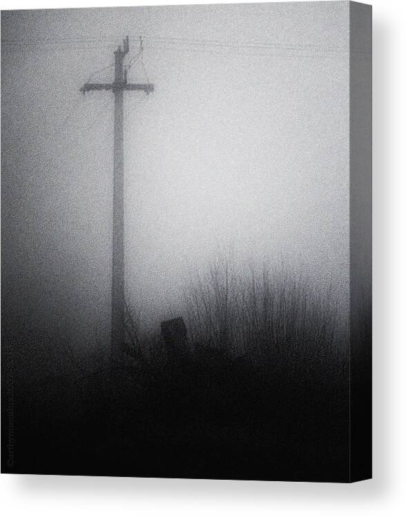 Fog Canvas Print featuring the photograph Fog 001 by Mimulux Patricia No
