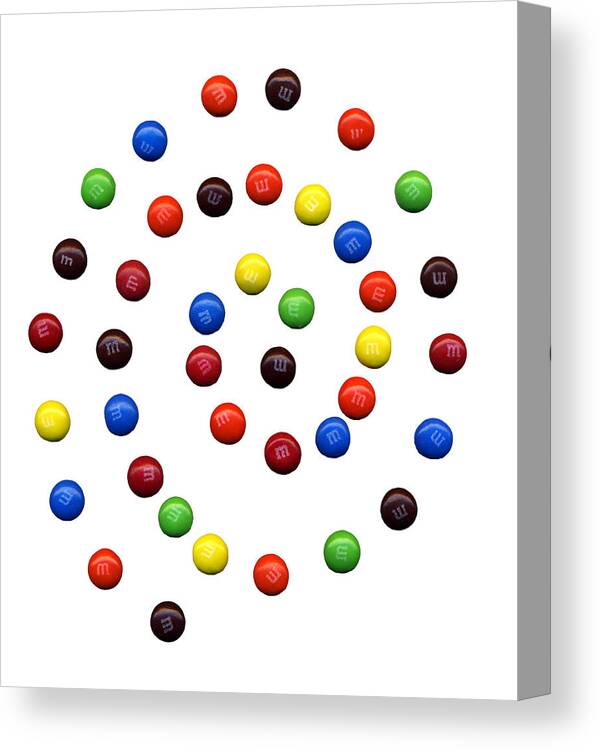 M Canvas Print featuring the photograph M and M 1 by Marilyn Hunt