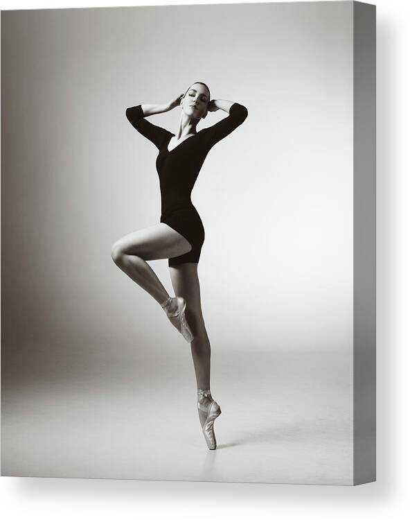 Ballet Dancer Canvas Print featuring the photograph Modern Dancer by Lambada