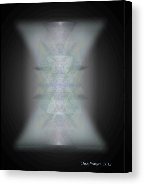 Light Canvas Print featuring the digital art PreDawn Chalice Still All One by Chris Pringer