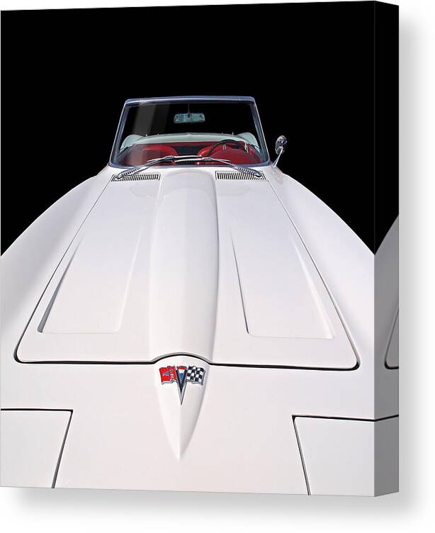 Corvette Stingray Canvas Print featuring the photograph Pure Enjoyment - 1964 Corvette Stingray by Gill Billington
