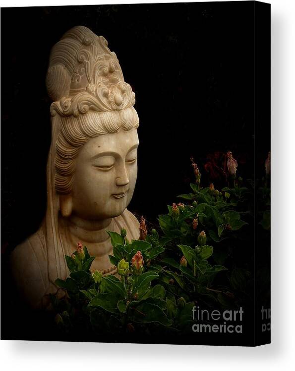 Zen Canvas Print featuring the photograph Stop and Smell the Flowers by Patricia Strand