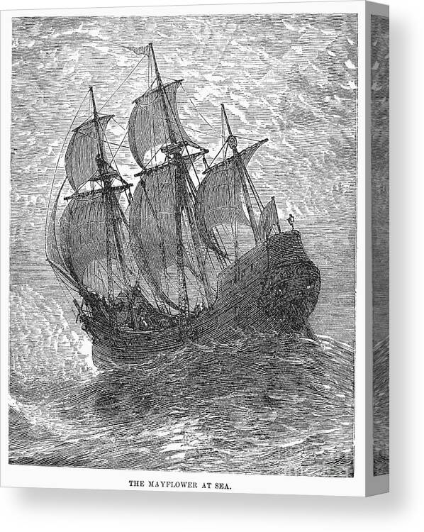 Mayflower Sea, 1620 Print / Canvas Art by Granger - Pixels Canvas