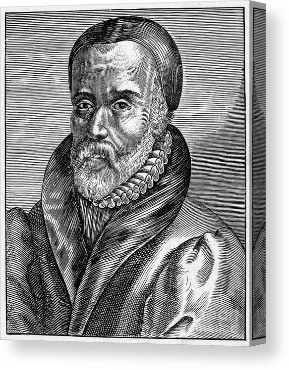 16th Century Canvas Print featuring the photograph William Tyndale #1 by Granger