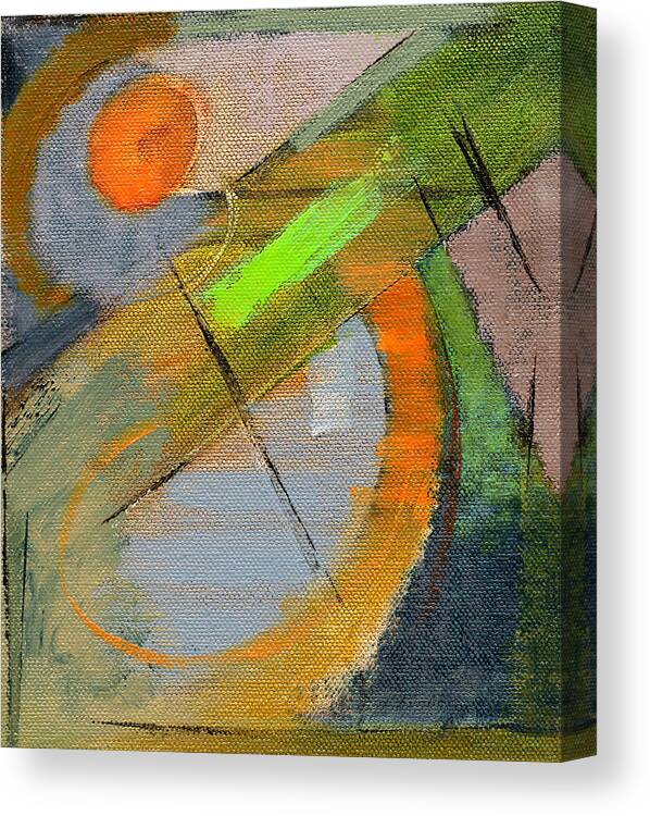 Abstract Canvas Print featuring the painting Untitled #39 by Chris N Rohrbach