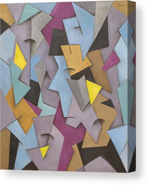 Abstract Canvas Print featuring the painting Absolute 2 by Trish Toro