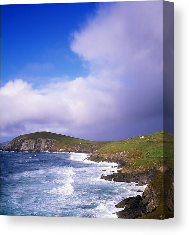 Co Kerry Canvas Print featuring the photograph Co Kerry - Dingle Peninsula, Dunmore by The Irish Image Collection 