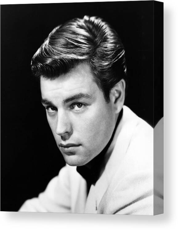 1950s Portraits Canvas Print featuring the photograph Robert Wagner, 1956 by Everett
