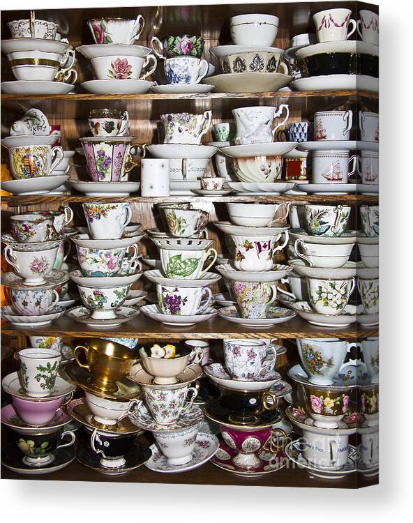 Tea Canvas Print featuring the photograph So Happy Together by Brenda Giasson