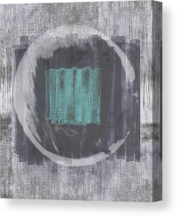 Squares Canvas Print featuring the painting Untitled No. 37 by Julie Niemela