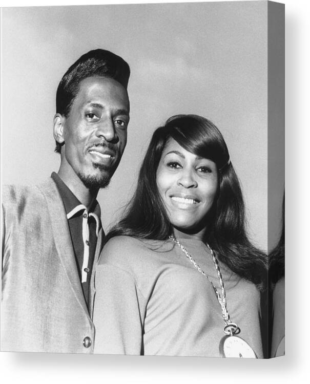 Ike & Tina Turner Canvas Print featuring the photograph Ike and Tina Turner 1966 #1 by Chris Walter
