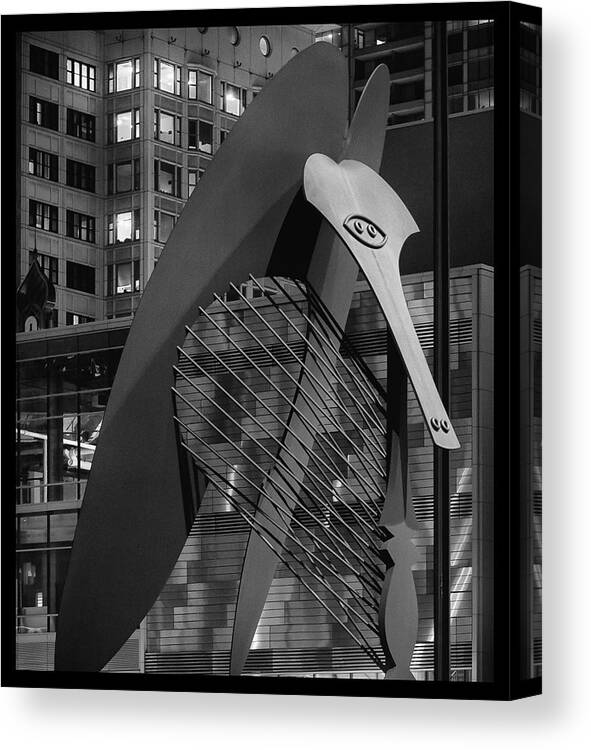 Picasso Canvas Print featuring the photograph Chicago's Picasso by John Roach