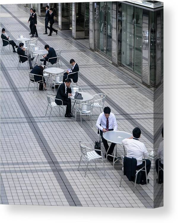 Tokyo Canvas Print featuring the photograph Chuo Dori by Steven Richman