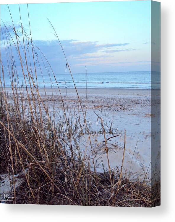 Beach Canvas Print featuring the photograph East Coast Morning by Mary Anne Delgado