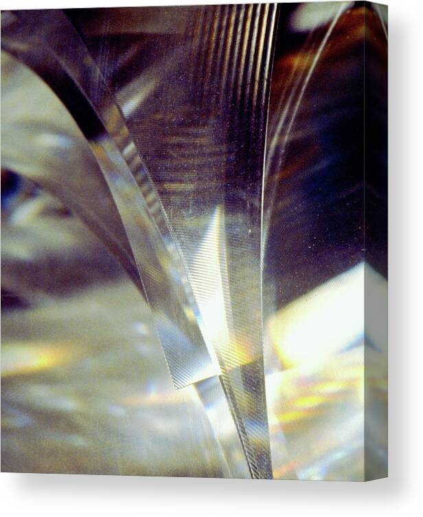 Ice Canvas Print featuring the photograph Ice Prism by Kathy Corday