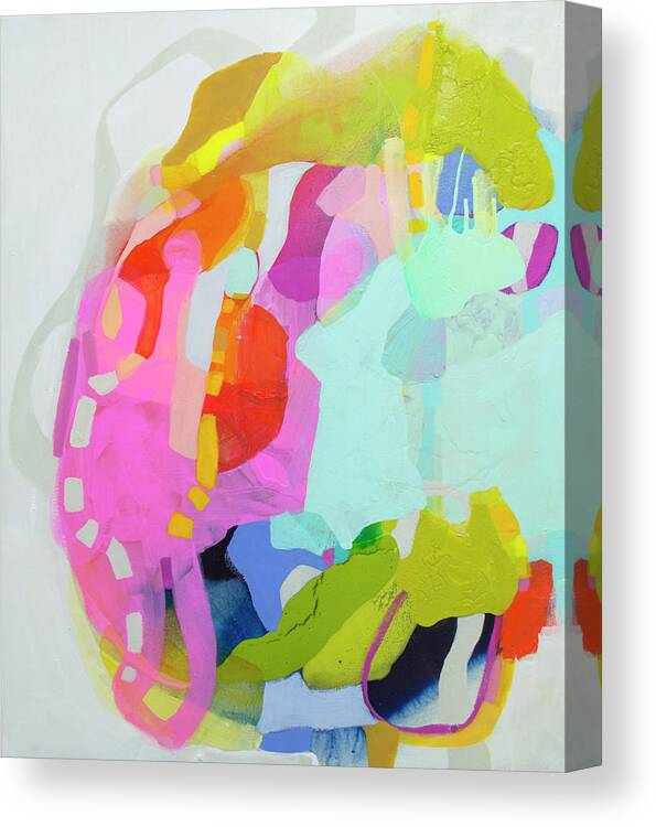 Abstract Canvas Print featuring the painting I'm So Glad by Claire Desjardins