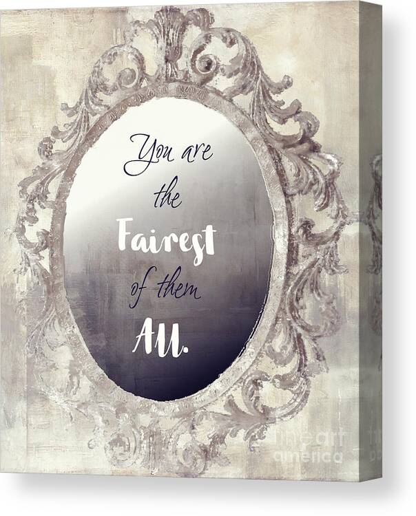 Mirror Mirror Canvas Print featuring the painting Mirror Mirror on the Wall by Mindy Sommers