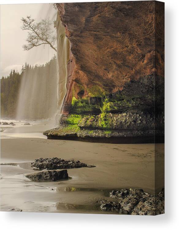 Waterfalls Canvas Print featuring the photograph Mystic Memories by Sarah Howells